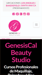 Mobile Screenshot of genesiscalbeautystudio.com